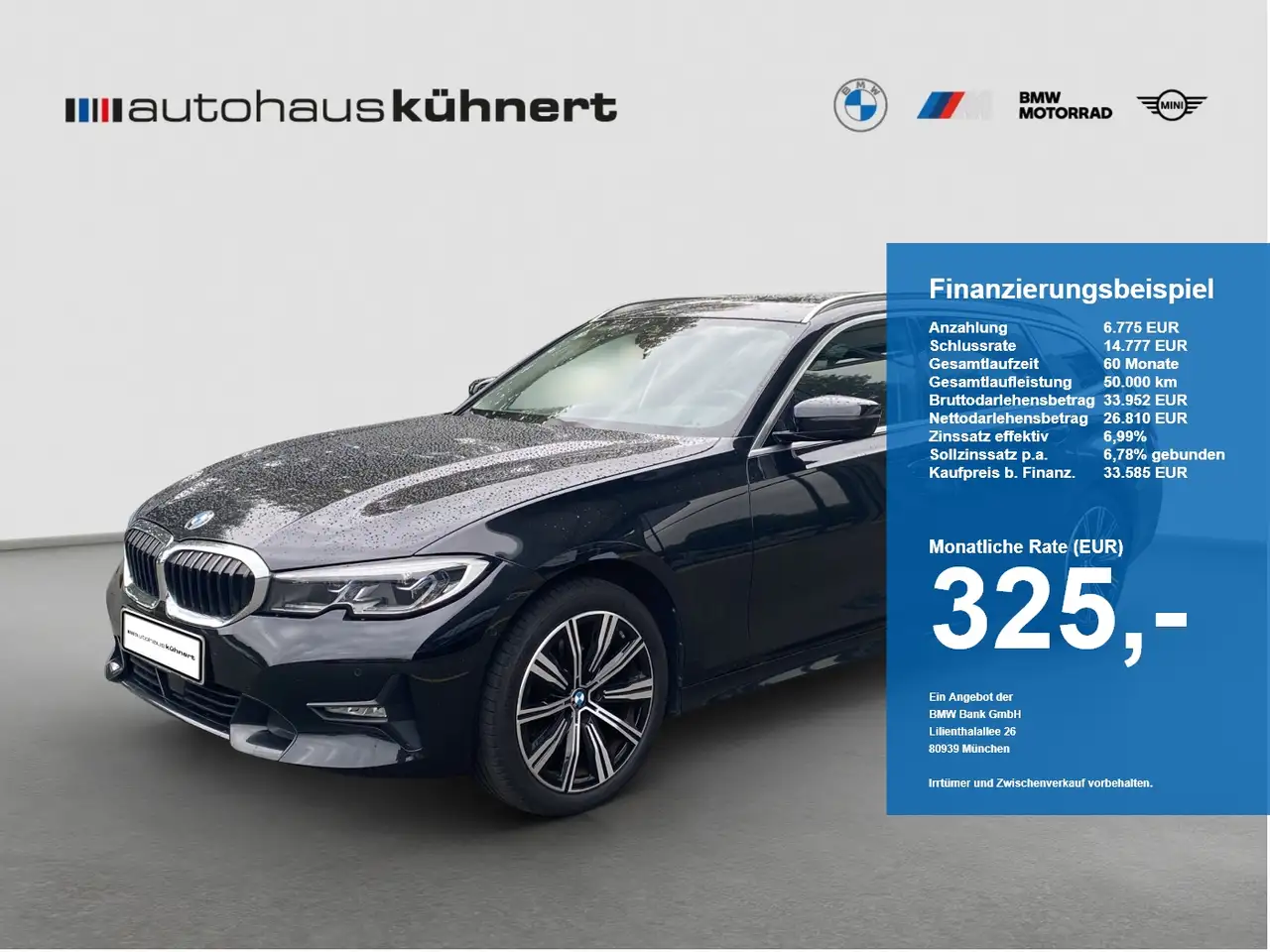 BMW 320 d xDrive Laser ACC DrvAss StHzg HiFi RFK HUD — photo 1 of 20