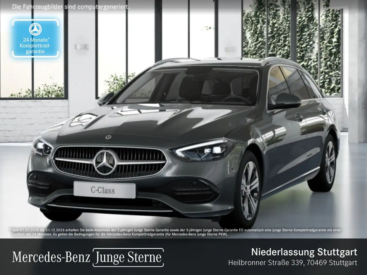 Mercedes-Benz C 180 T AVANTG+360+AHK+LED+TOTW+KEYLESS+9G — photo 1 of 22