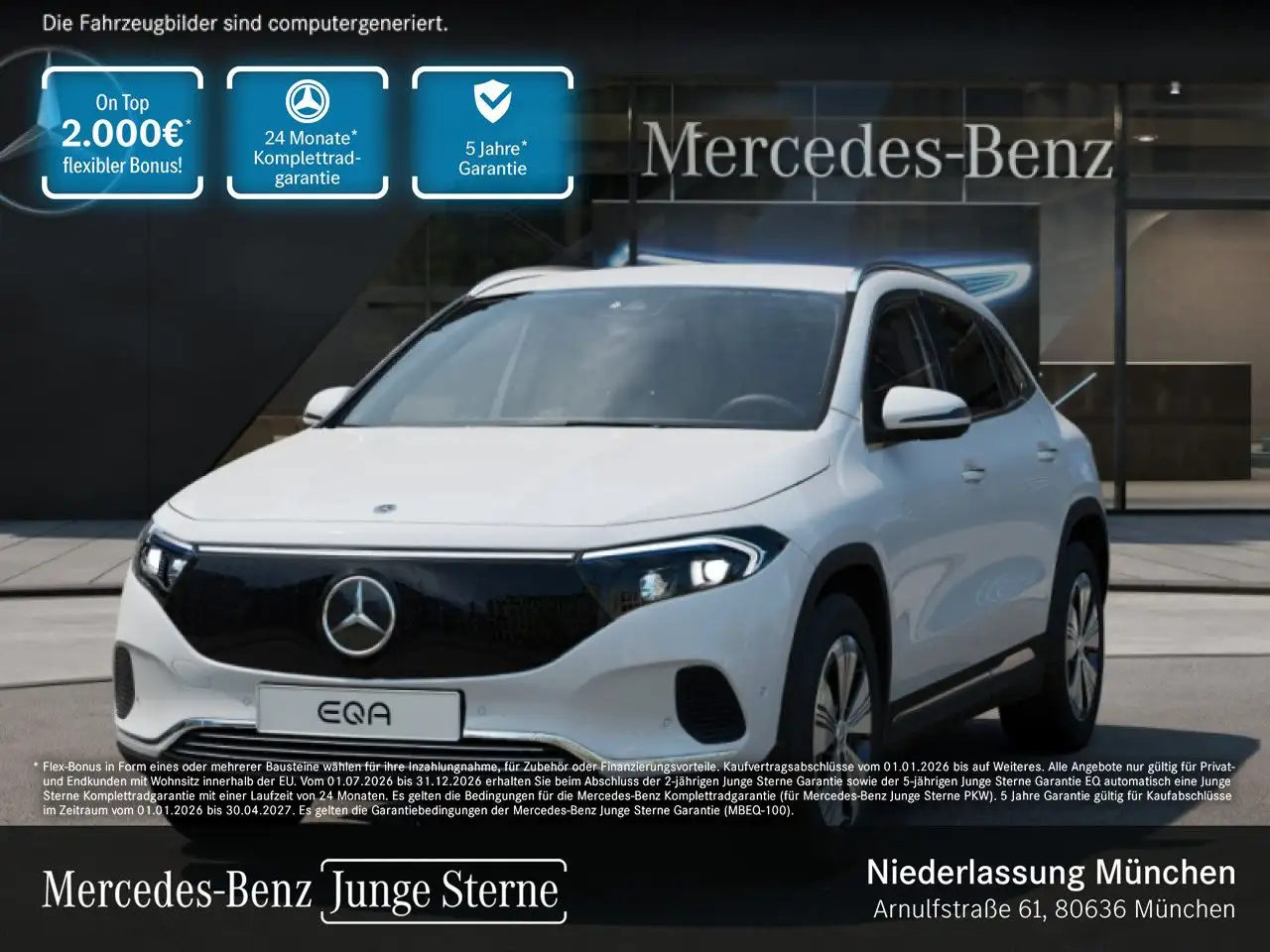 Mercedes-Benz EQA 250 PROG+PLUS-PAKET+KAMERA+KEYLESS+SPUR — photo 1 of 15