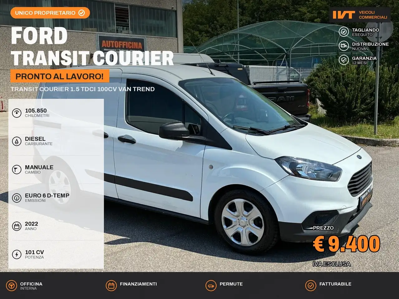 Ford Transit Courier Transit Courier 1.5 TDCi 100CV Van Trend — photo 1 of 10