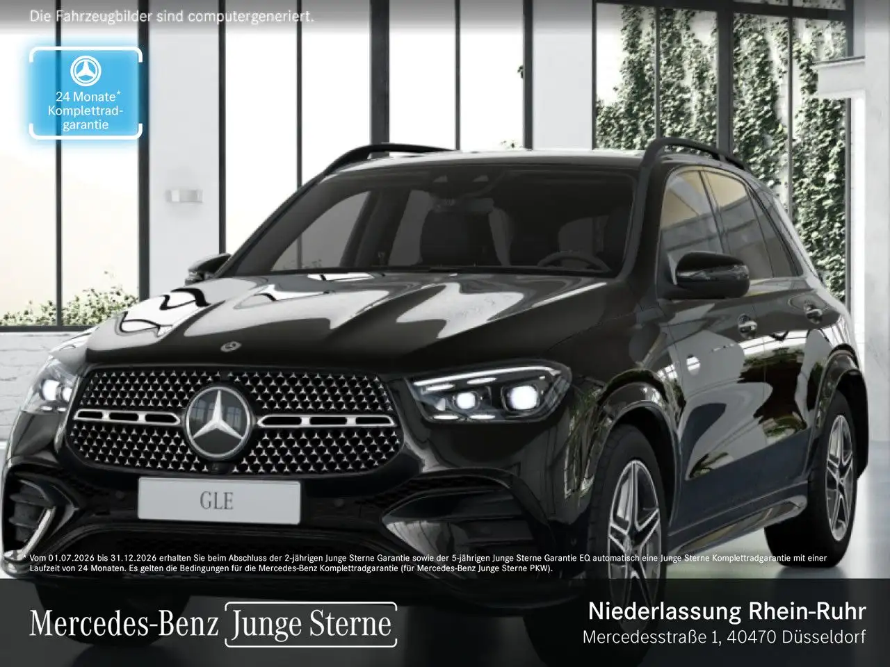 Mercedes-Benz GLE 300 d 4M AMG+NIGHT+PANO+360+AHK+MULTIBEAM+20" — photo 1 of 15