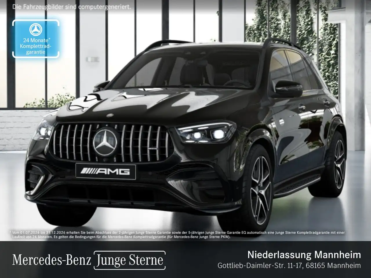 Mercedes-Benz GLE 53 AMG GLE 53 HYBRID 4M NIGHT+PANO+360+AHK+MULTIBEAM+21" — photo 1 of 15
