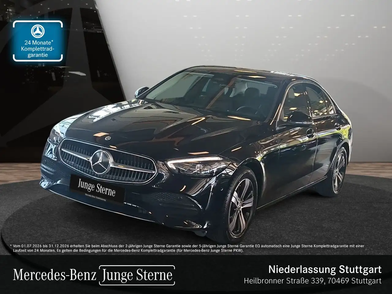 Mercedes-Benz C 200 AVANTG+360+LED+TOTW+KEYLESS+9G — photo 1 of 22