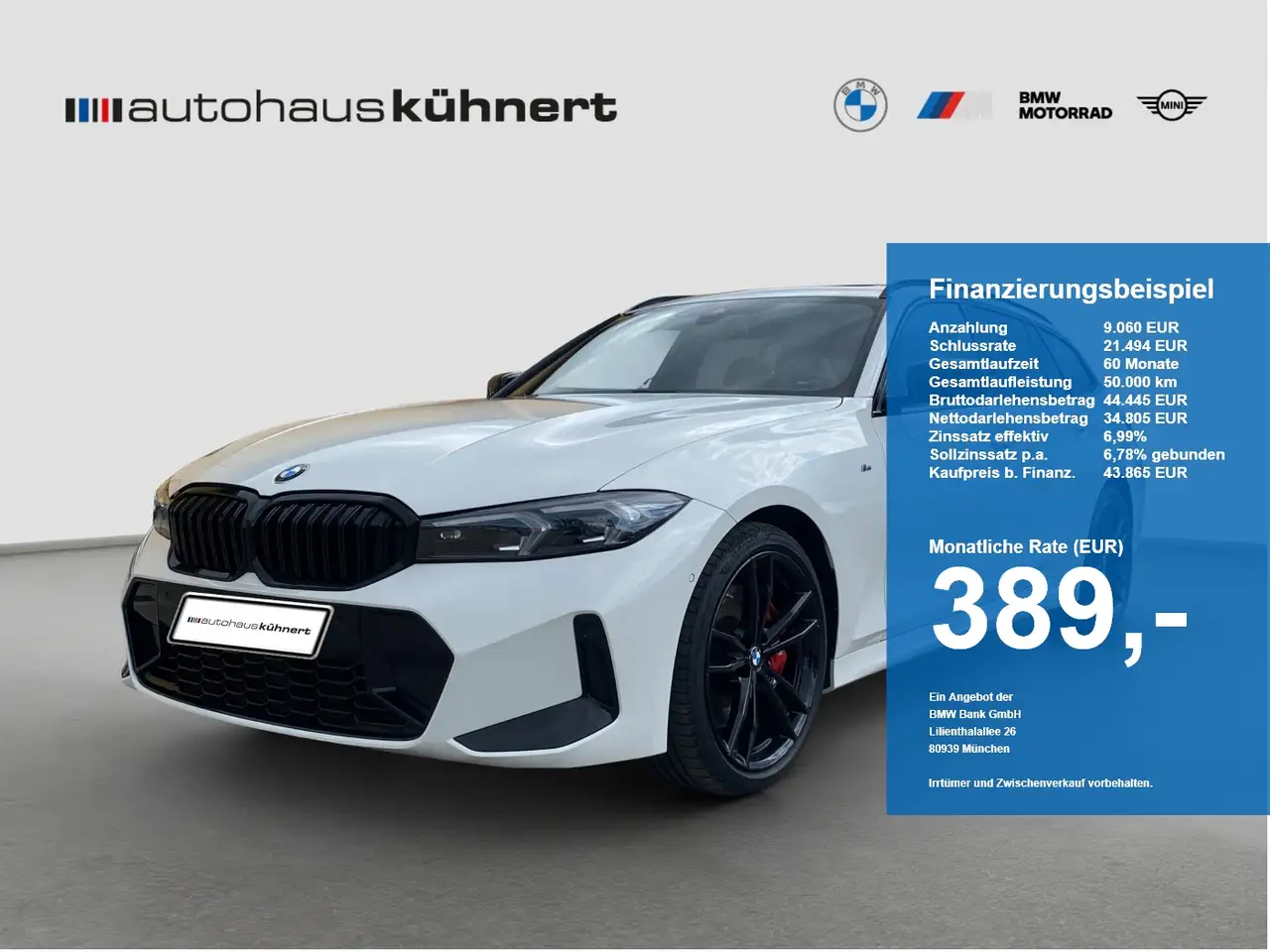 BMW 330 i xDrive Touring M-Sport PRO Pano AHK H&K RFK — photo 1 of 20