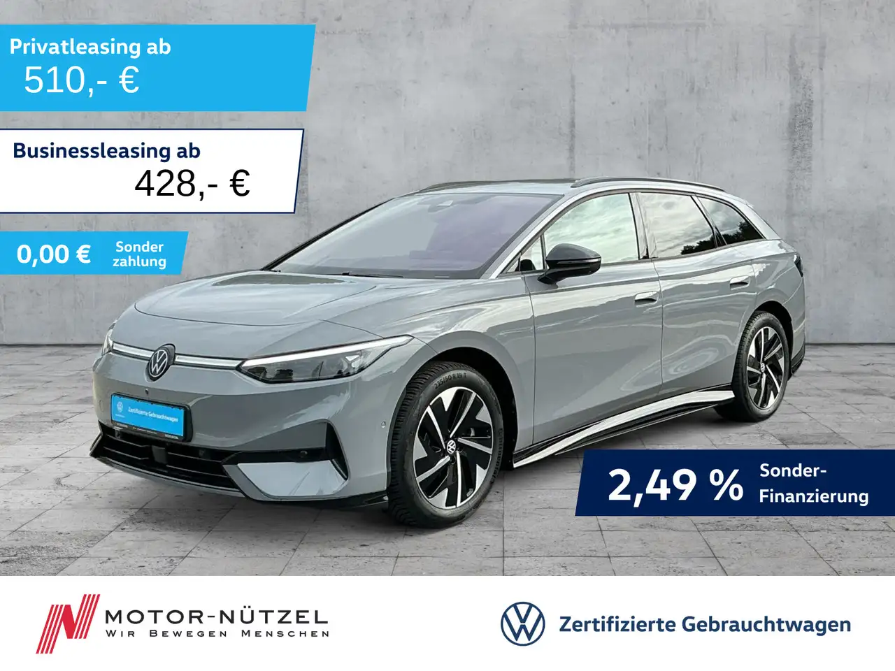 Volkswagen ID.7 PRO MATRIX+NAV+AHK+ACC+WäPu+HuD+360° — photo 1 of 27