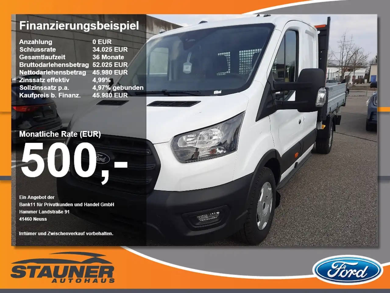 Ford Transit Kipper 2.0 TDCi 350 L3 Trend AWD — photo 1 of 31