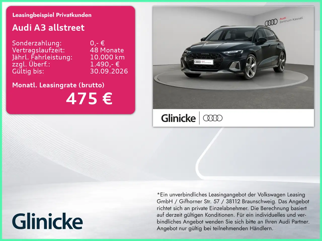 Audi A3 allstreet TFSI Matrix Tech+ SONOS Kamera AHK — photo 1 of 11