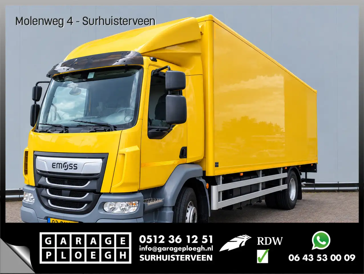Oldtimer Daf CF EMOSS 1420 200kWh Elektrisch Laadbak + laadklep — photo 1 of 28