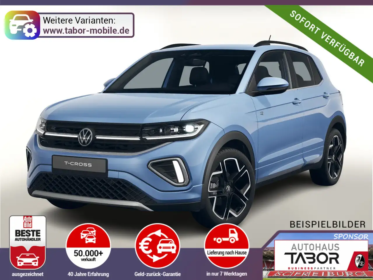 Volkswagen T-Cross R-Line Matrix 18Z Kam SHZ PrivG KeyL PDC — photo 1 of 12
