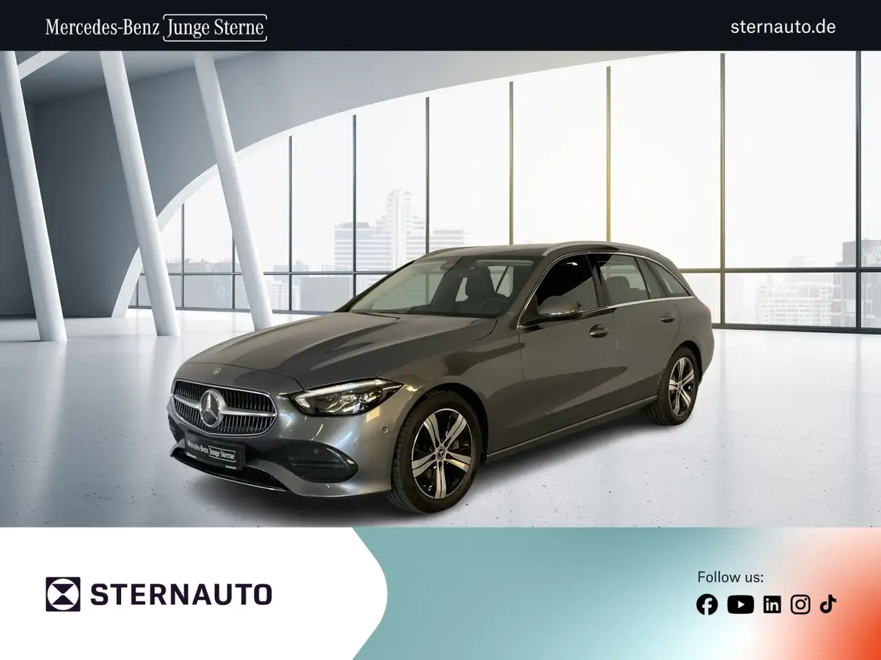 Mercedes-Benz C 200 C 200 d T Avantgarde AHK Distronic RüKam LED MBUX — photo 1 of 20