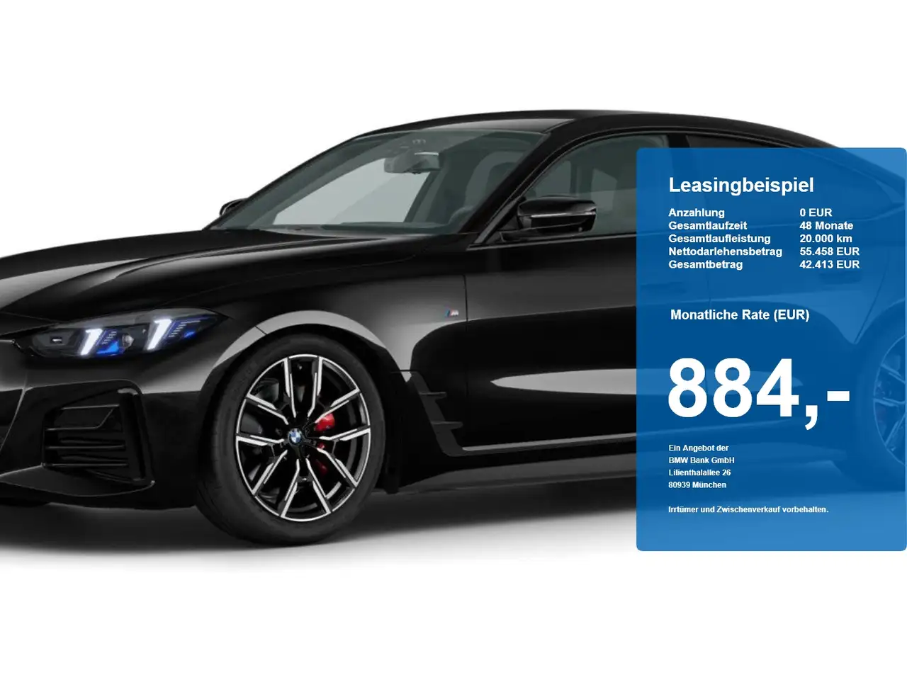 BMW 420 420d xDr. Gran Coupé UPE 82.600 € M Sport StHzg — photo 1 of 6
