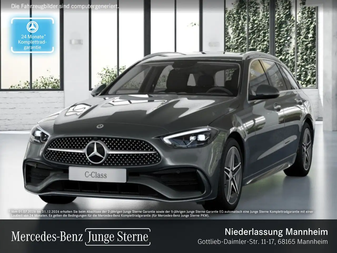 Mercedes-Benz C 300 T AMG+LED+KAMERA+TOTW+KEYLESS+9G — photo 1 of 22