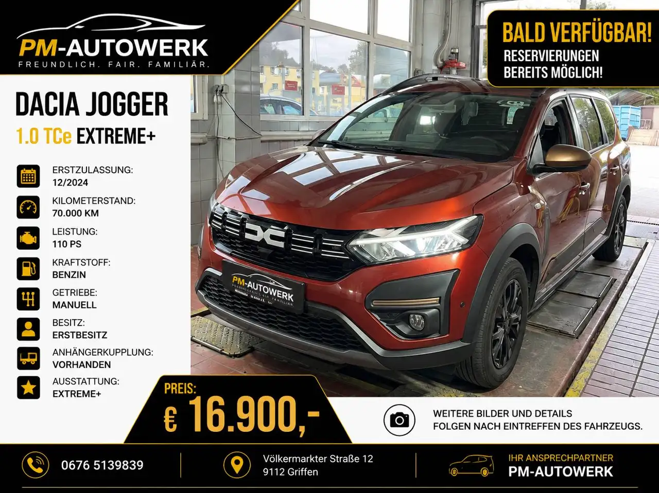 Dacia Jogger Jogger 1.0 TCe 110 Extreme+ *Erstbesitz*AHK*Garantie* — photo 1 of 1