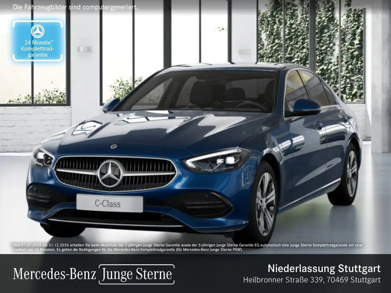 Mercedes-Benz C 180 AVANTG+LED+BURMESTER+KAMERA+TOTW+KEYLESS+9G — photo 1 of 22