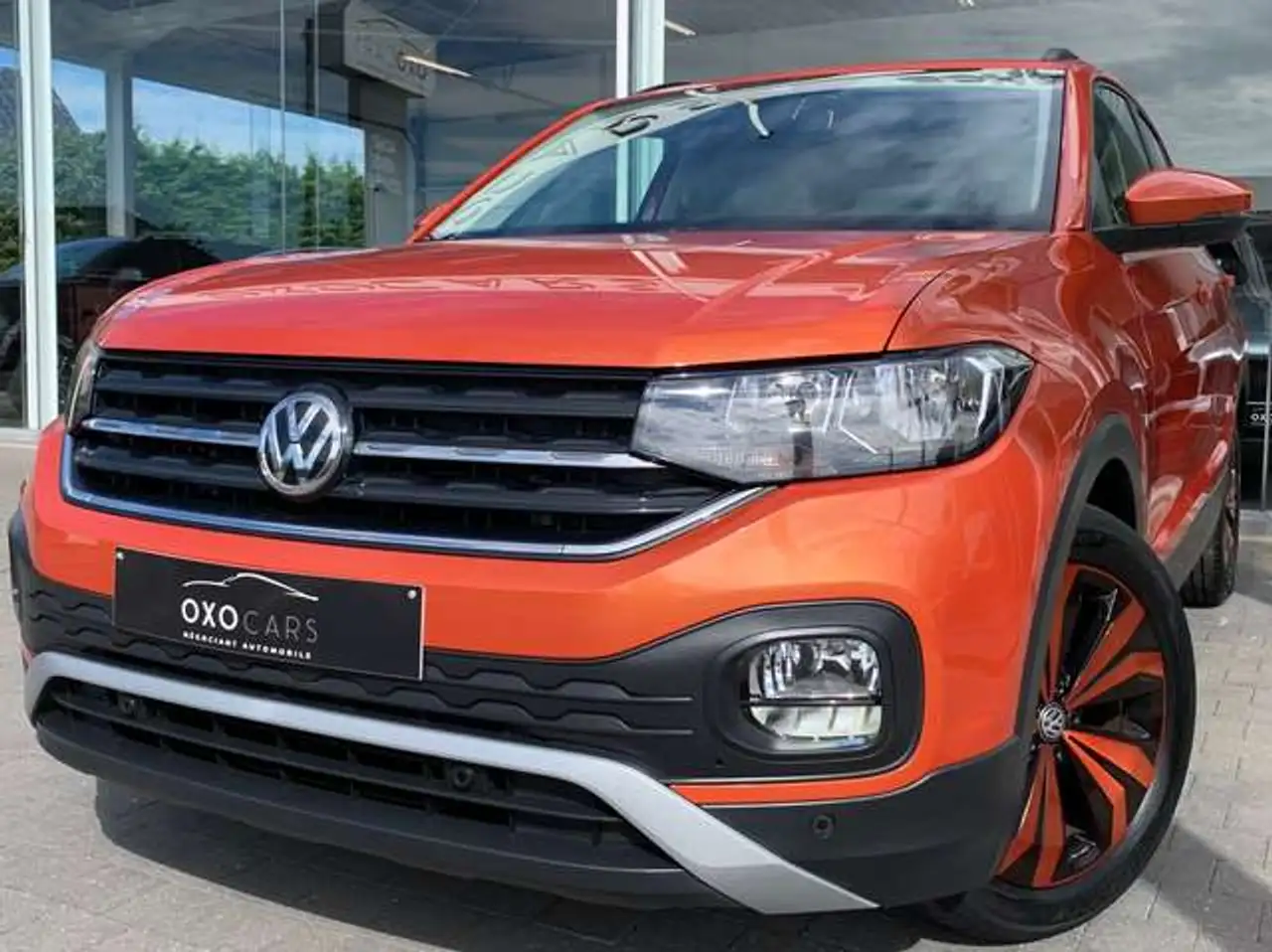 Volkswagen T-Cross 1.0 TSI 115CV / PACK DESIGN / ENERGETIC ORANGE / GPS / CARPLAY / CRUISE / ACC / LANE ASSIST / ANGLES MORTS / GAR — photo 1 of 34