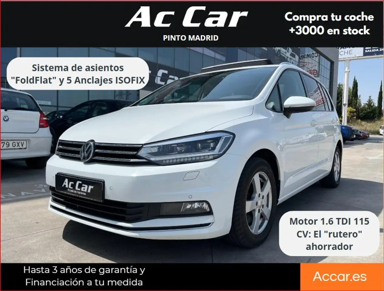 Volkswagen Touran Advance 1.6 TDI 85kW (115CV) — photo 1 of 15