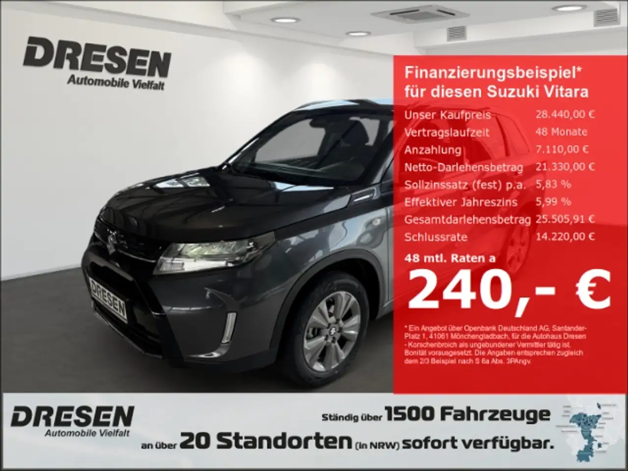 Suzuki Vitara Mild-Hybrid 4x2 1.4 6MT Club / Spurhalteassistent — photo 1 of 20