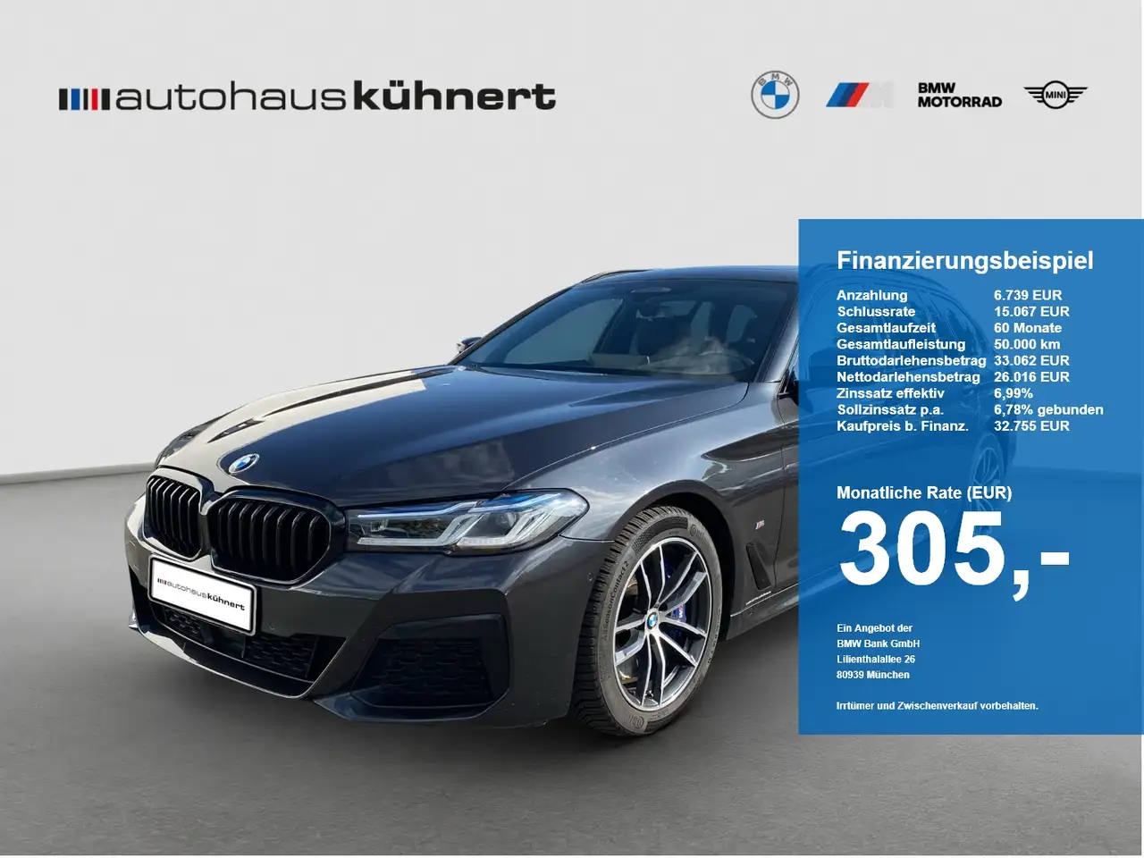 BMW 530 d xDrive Touring ///M-Sport ACC Winterfreude Pak. — photo 1 of 15