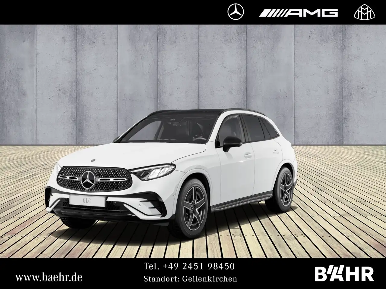 Mercedes-Benz GLC 200 GLC 200 d 4M AMG+Night/MBUX/LED/Pano/AHK/LMR19" — photo 1 of 14