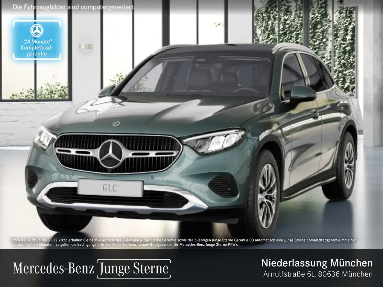 Mercedes-Benz GLC 200 4M AVANTG+PANO+AHK+LED+KAMERA+TOTW+KEYLESS — photo 1 of 22