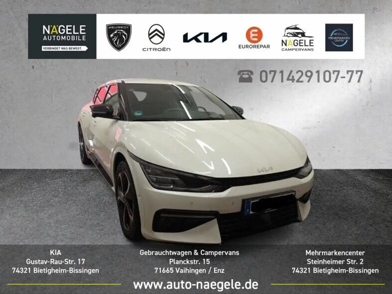 Kia EV6 77,4kWh GT Line 4WD|NAVI+360°+HUD+MERIDIAN — photo 1 of 9