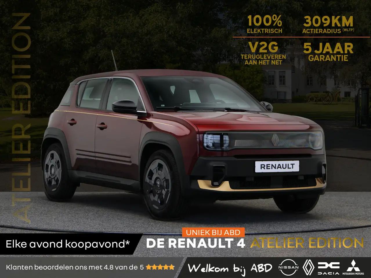 Renault R 4 Atelier Edition urban range 40 kWh | Uniek bij ABD — photo 1 of 40