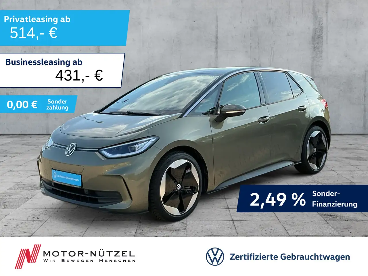 Volkswagen ID.3 170kw Pro S 5JG+MATRIX+NAVI+AHK+HuD+HARMAN — photo 1 of 26