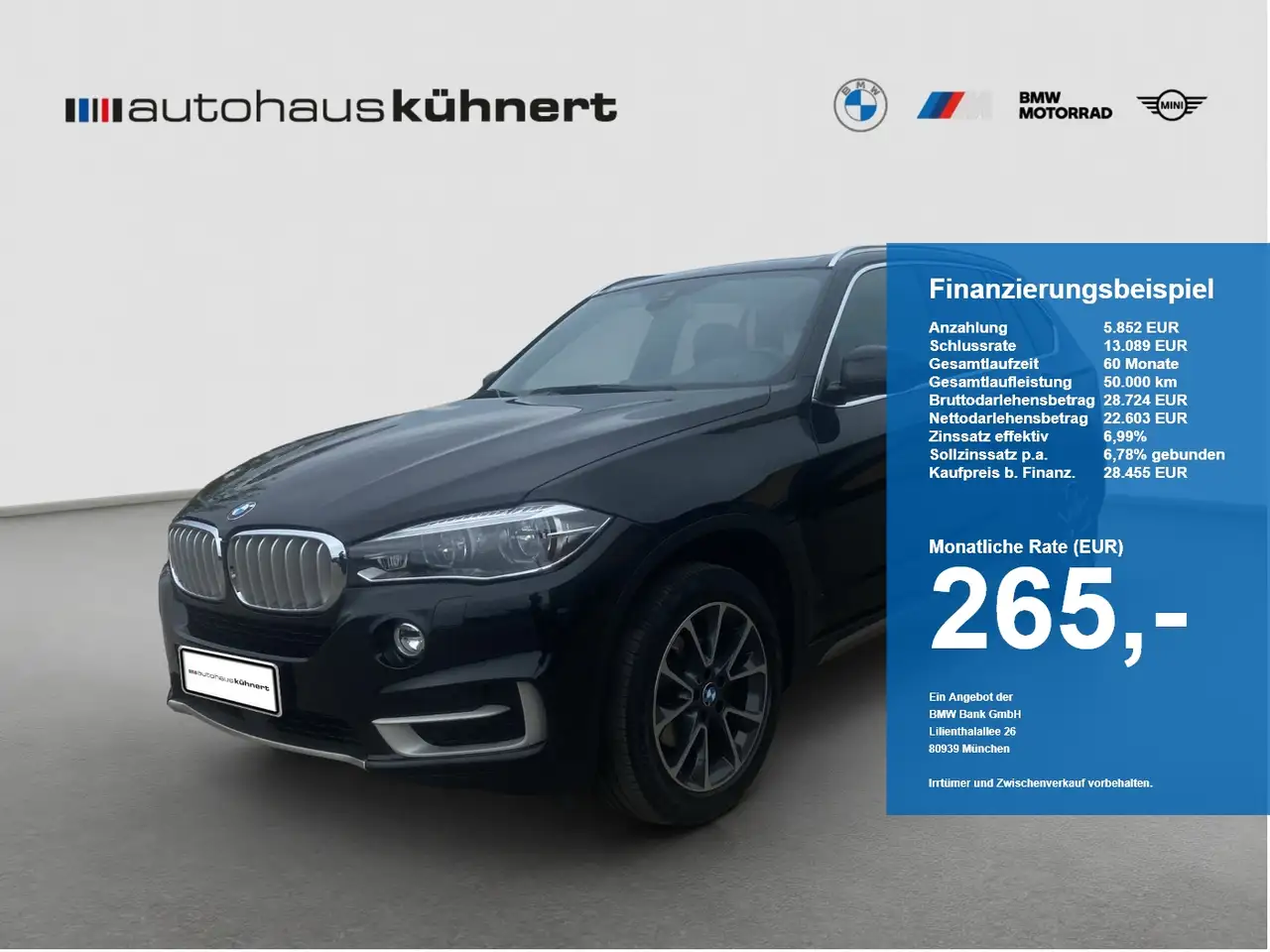 BMW X5 xDrive 30d Xenon ACC Pano SpurAss AHK HUD HiFi — photo 1 of 20