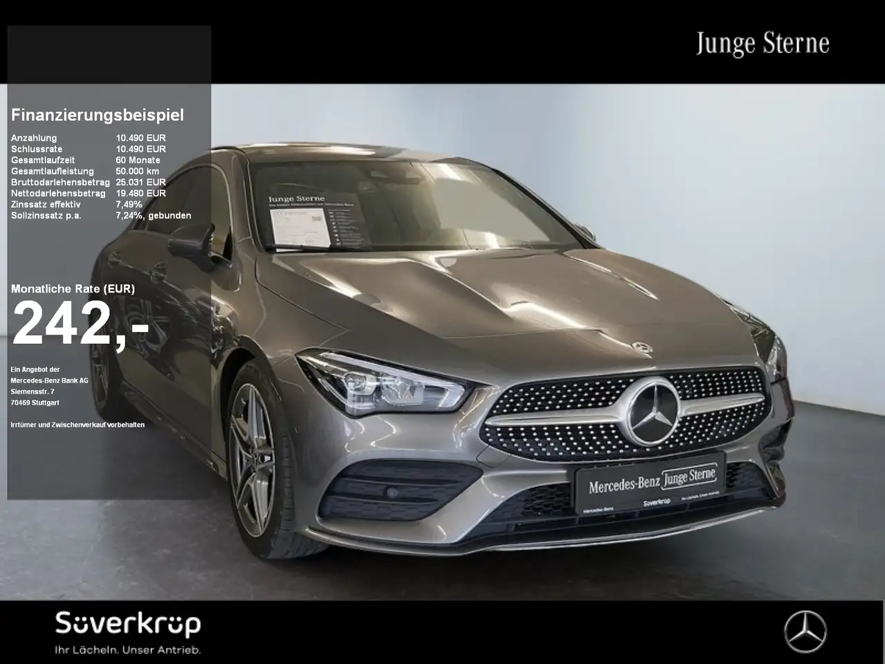 Mercedes-Benz CLA 200 Coupé // AMG DISTR KAMERA PANO SPUR PDC — photo 1 of 26