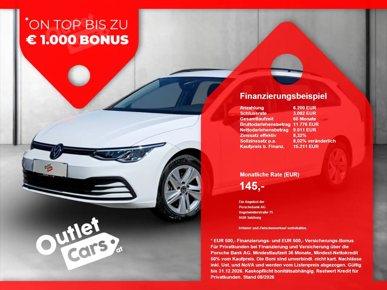 Volkswagen Golf VIII Var. 2.0 TDI Life DSG ASSIST+MEGAPREIS — photo 1 of 26