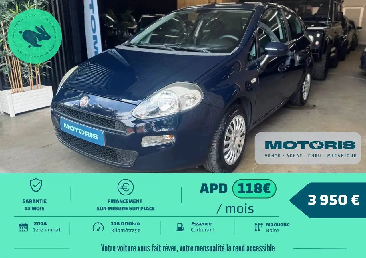 Fiat Punto GARANTIE 12 MOIS — photo 1 of 14