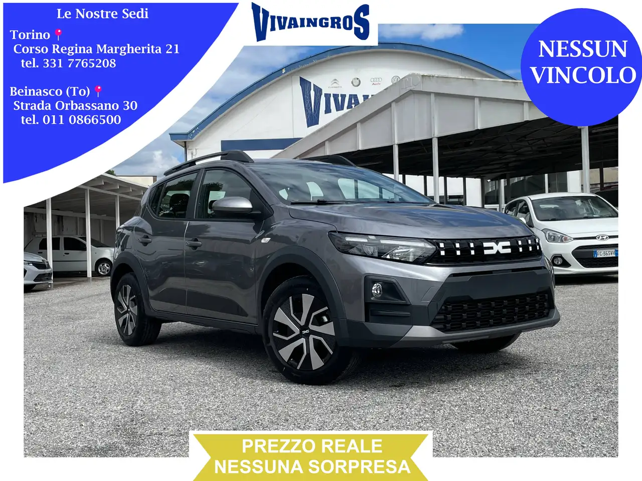 Dacia Sandero Stepway 1.2 Eco-Gpl 120CV Expression / NESSUN VINCOLO DI FINANZIAMENTO — photo 1 of 15