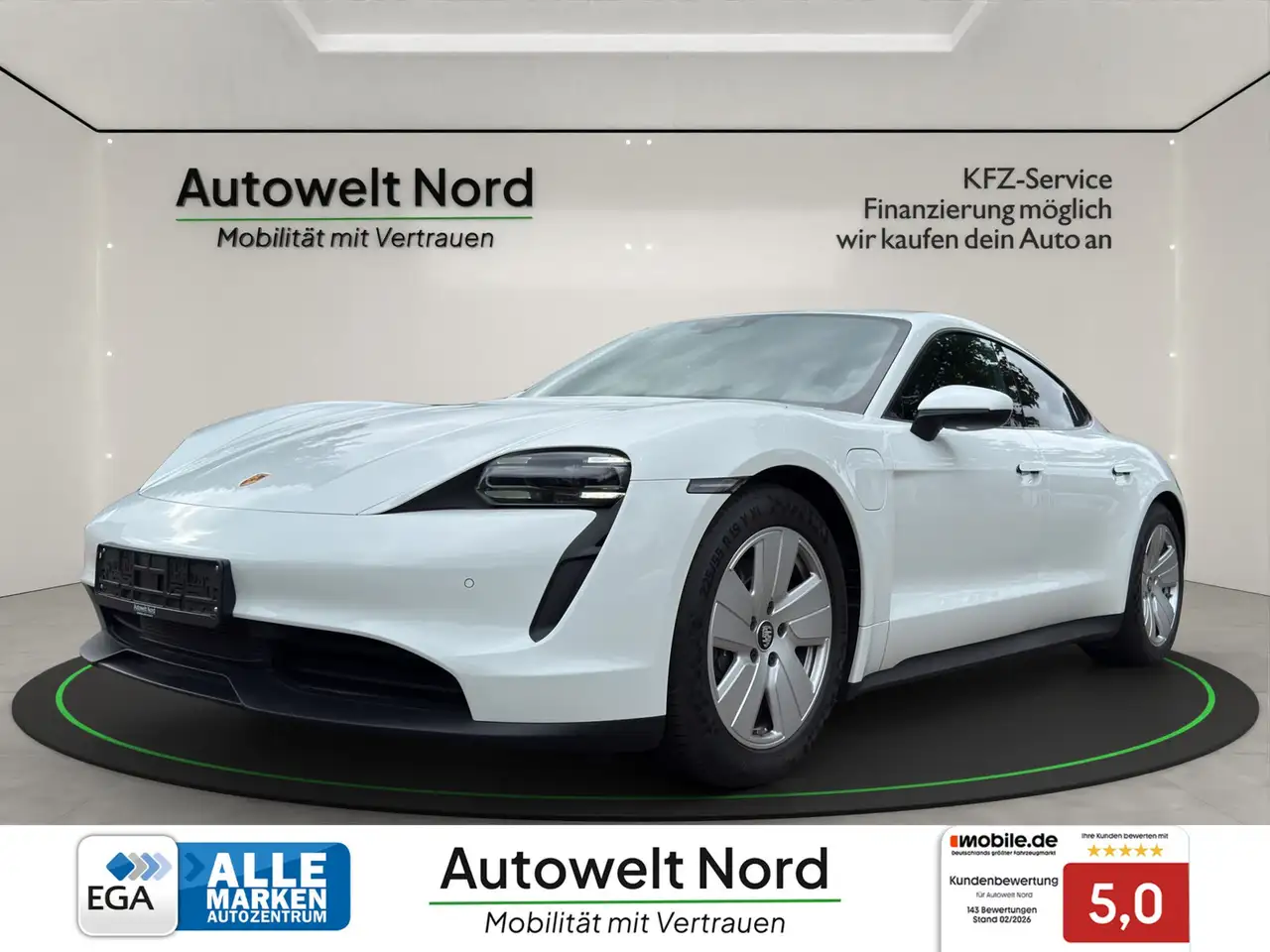 Porsche Taycan ~E-Antrieb~Automatik~Leder~Navi~360g Camera~Alu~PD — photo 1 of 20
