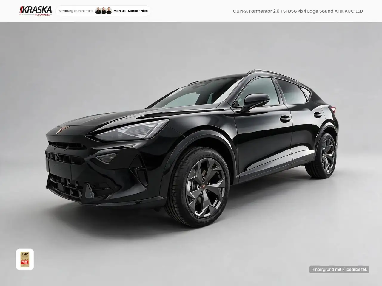 CUPRA Formentor 2.0 TSI DSG 4x4 Edge Sound AHK ACC LED — photo 1 of 18