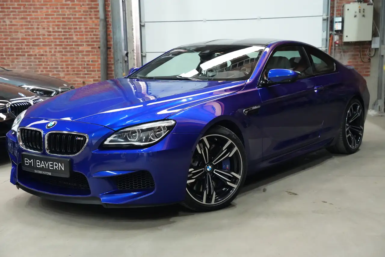 BMW M6 Coupé 4.4 V8 DKG Garantie Facelift Alcantara Dakhemel Zetelkoeling Harman Kardon Head up Memory Zetels LED Camera Nav — photo 1 of 15