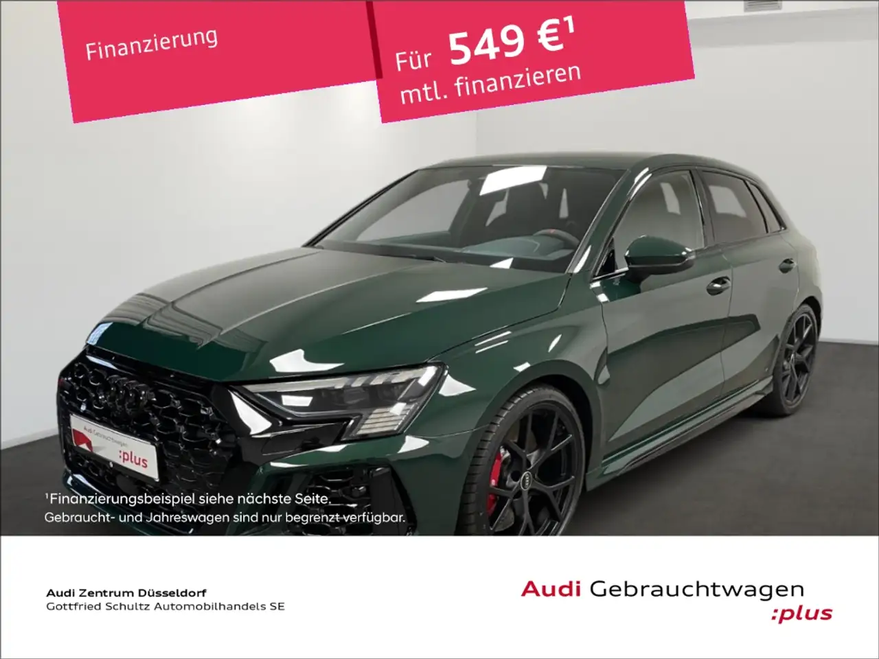 Audi RS3 Sportback 2.5 TFSI quattro DINAMICA LEDER PDC — photo 1 of 18