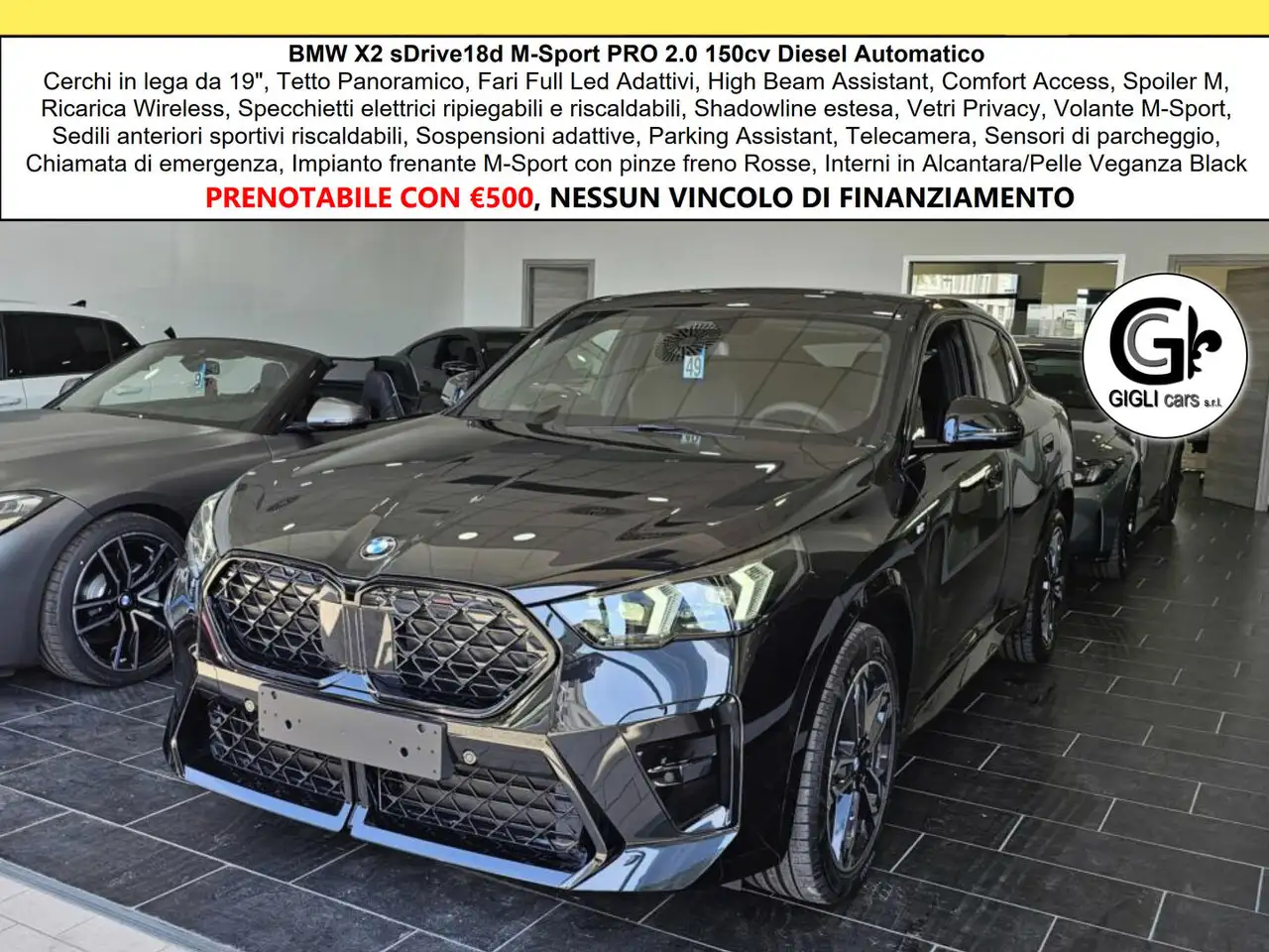 BMW X2 M-Sport PRO Camera Tetto Navi PDC NEW MODEL — photo 1 of 29