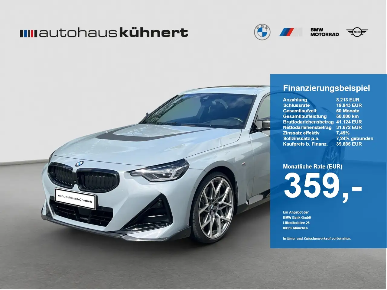 BMW M2 xDrive M-Performance ACC SD SpurAss 360° — photo 1 of 20