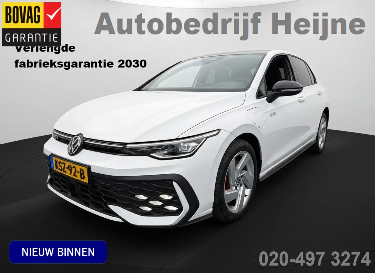Volkswagen Golf GTE 1.5 272PK DSG HYBRID GTE-SPORT 360°CAMERA/NAVI/HEA — photo 1 of 40