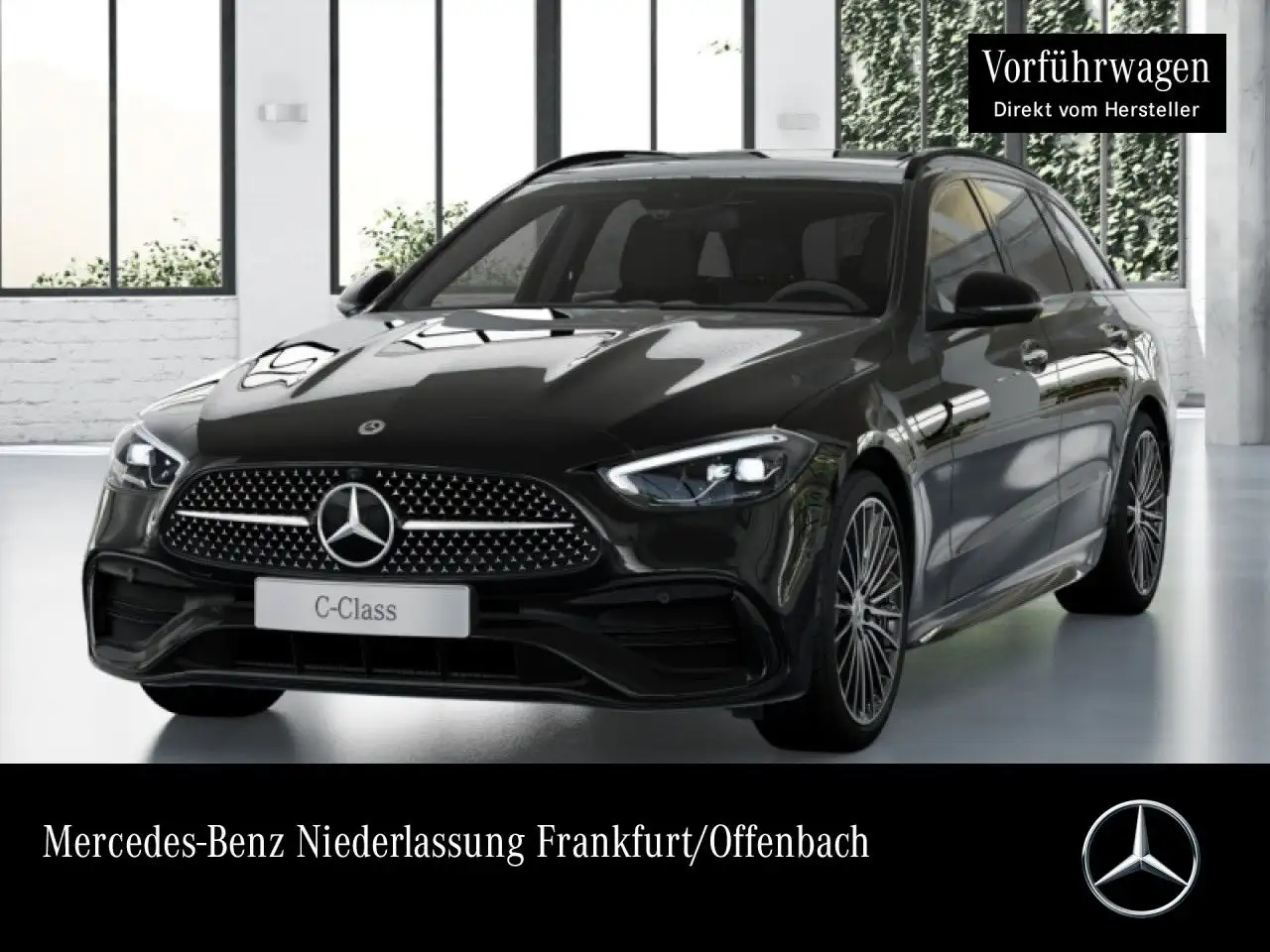 Mercedes-Benz C 180 T AMG+NIGHT+PANO+360+LED+19"+TOTW+KEYLESS+9G — photo 1 of 15