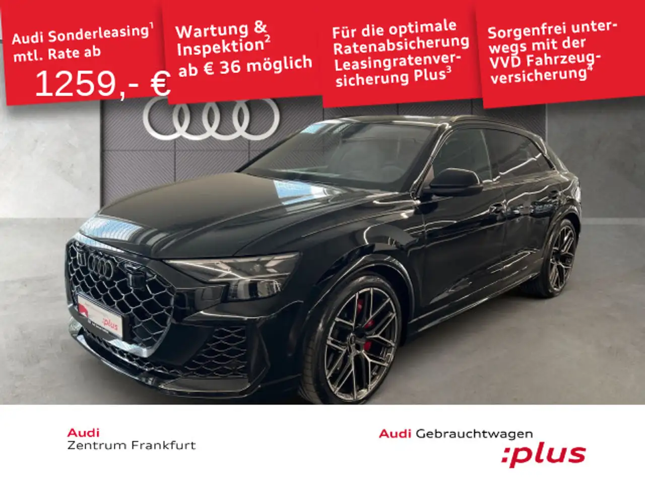 Audi RS Q8 quattro tiptronic MATRIX/B&O/HUD/AHK/LUFT — photo 1 of 13