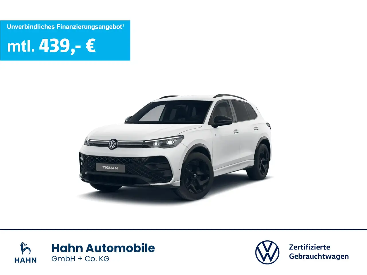 Volkswagen Tiguan 2.0TDI DSG R-Line BlackStyle AHK Matrix — photo 1 of 17