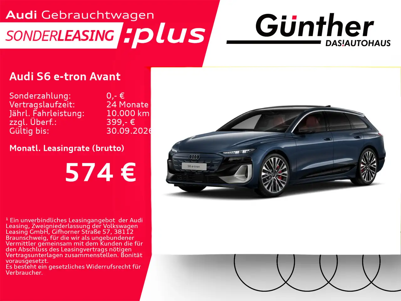 Audi S6 e-tron S6 Avant e-tron ++WINTERRÄDER+AHK+PANORAMADACH++ — photo 1 of 6