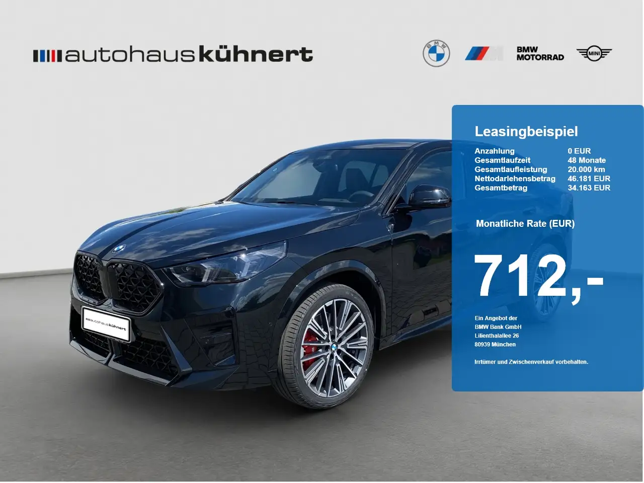 BMW X2 xDrive20d UPE 68.670 € M Sport Pro ACC 360 AHK — photo 1 of 20
