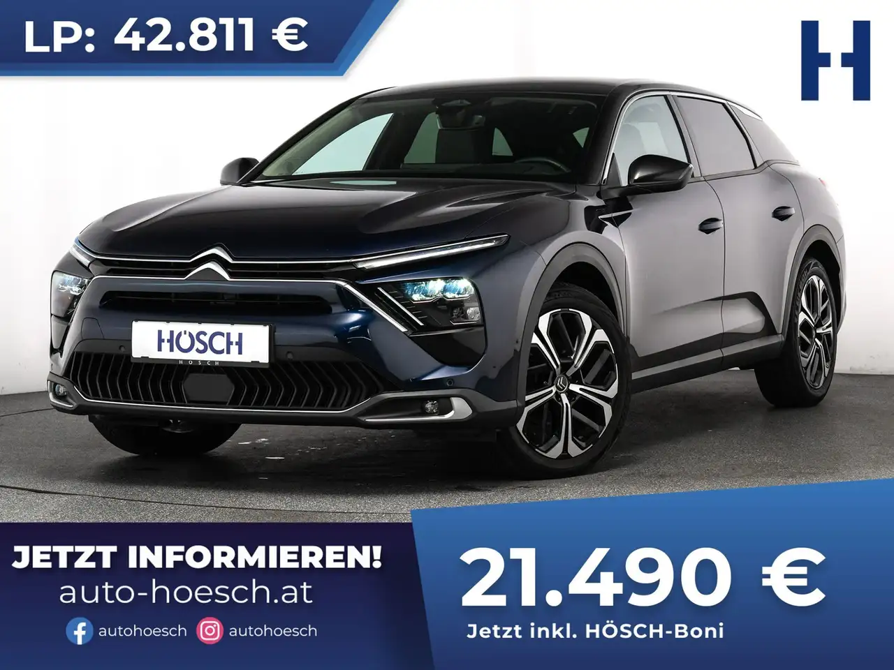Citroen C5 X PureTech 130 PLUS 19" HEAD-UP LEDER AKTION -50% — photo 1 of 40