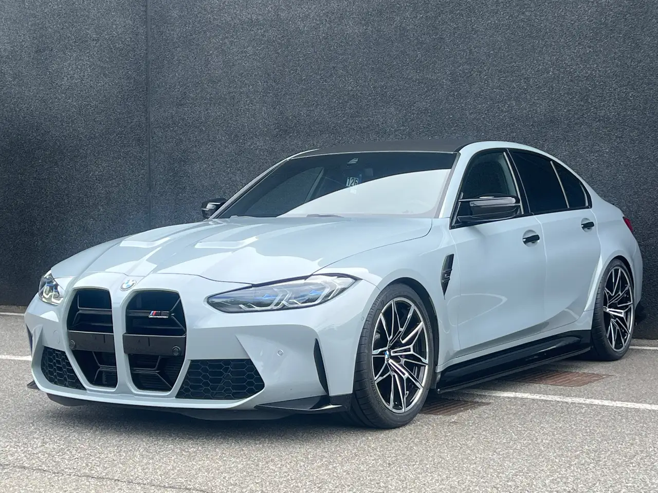 BMW M3 BMW M3 Competition | RWD | Brooklyn Grey | M Drive Pro | CS Look | Laser | HUD | Harman Kardon — photo 1 of 15