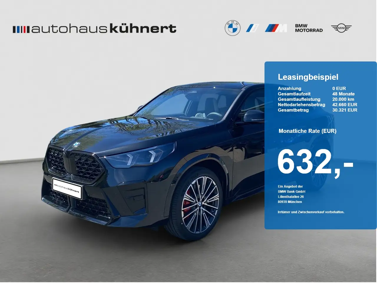 BMW X2 sDrive 20i ///M-Sport LED ACC AHK H&K HUD 360° — photo 1 of 20