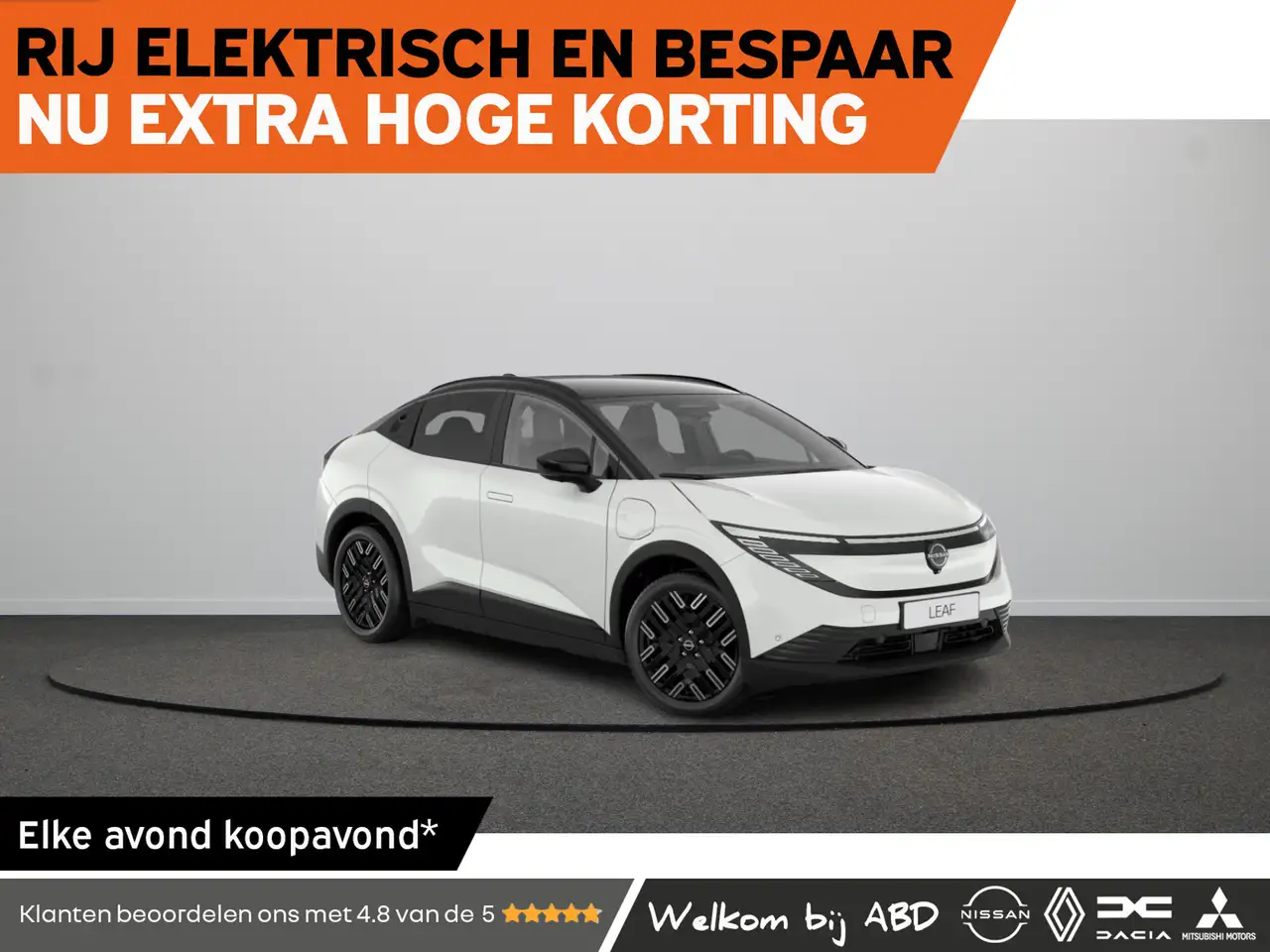 Nissan Leaf Evolve 52 kWh | 19'' lichtmetalen velgen | 3D-sign — photo 1 of 9