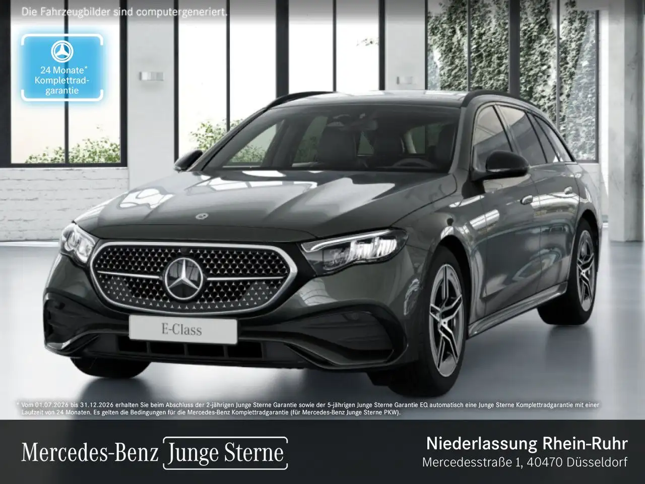 Mercedes-Benz E 220 d T 4M AMG Pano LED AHK Night Kamera PTS 9G — photo 1 of 15