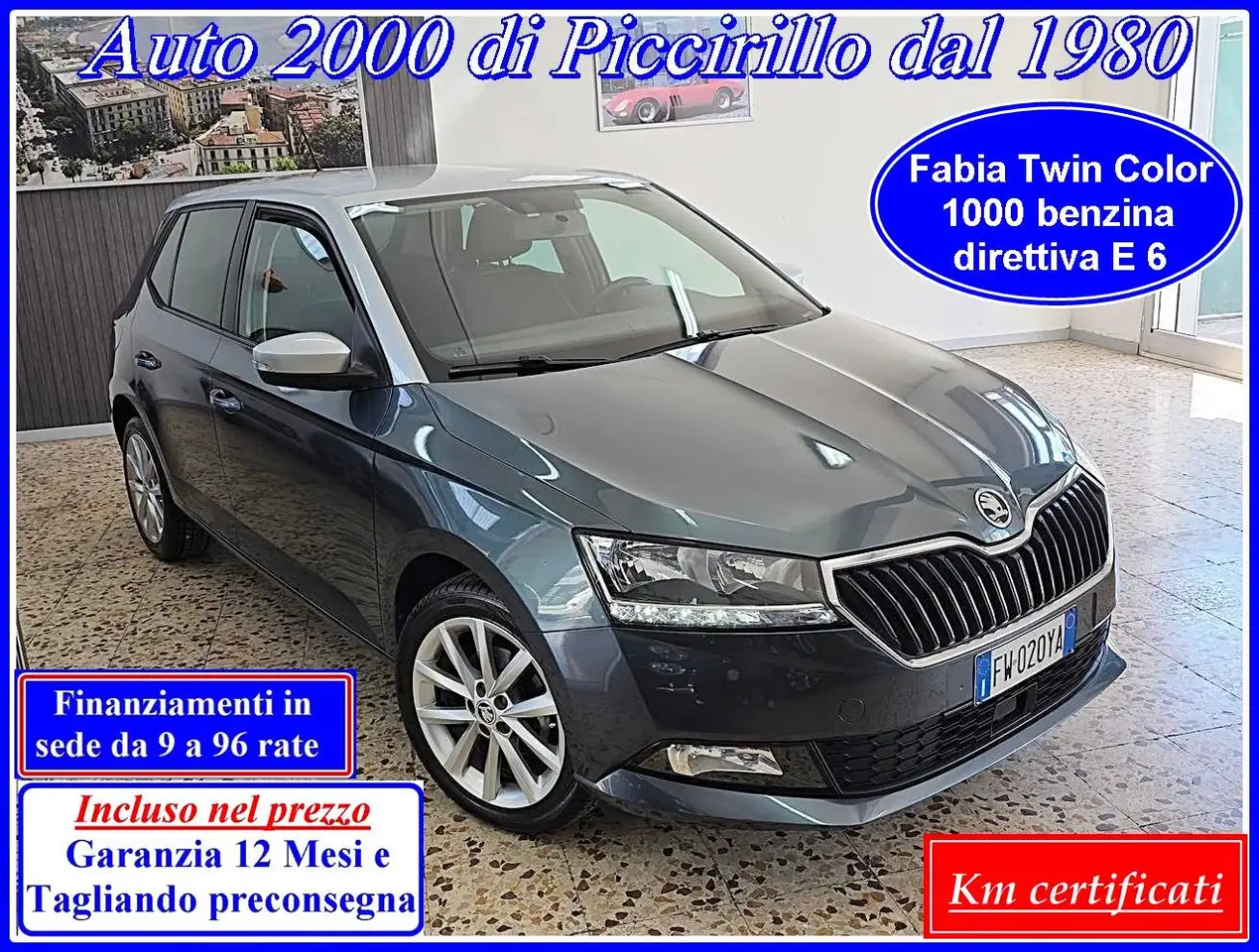 Skoda Fabia Fabia III 1000 mpi Twin Color 75cv my19 — photo 1 of 15